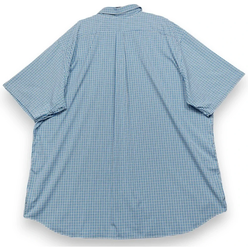 Polo Ralph Lauren Performance Short Sleeve Button Down Shirt Mens 4XLT Blue